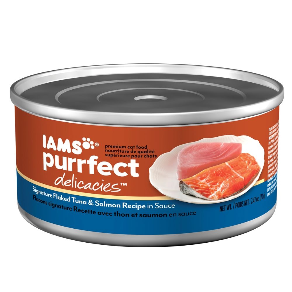 slide 1 of 1, IAMS Purrfect Delicacies Cat Food, 2.5 oz