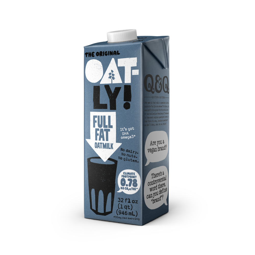 slide 4 of 5, Oatly Full Fat Oat Milk, 32 fl oz