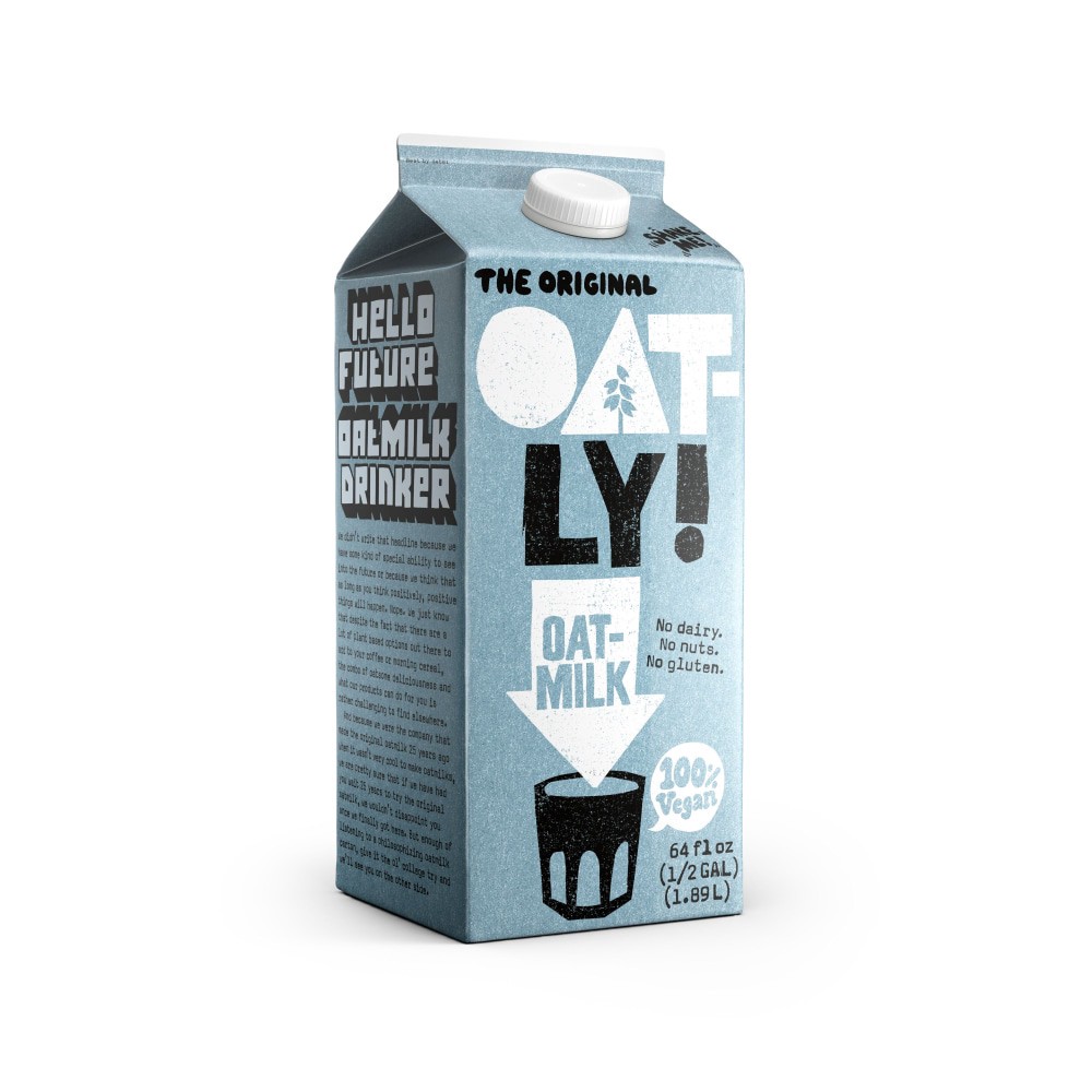 slide 2 of 6, Oatly Original Oatmilk 64 fl oz, 64 fl oz