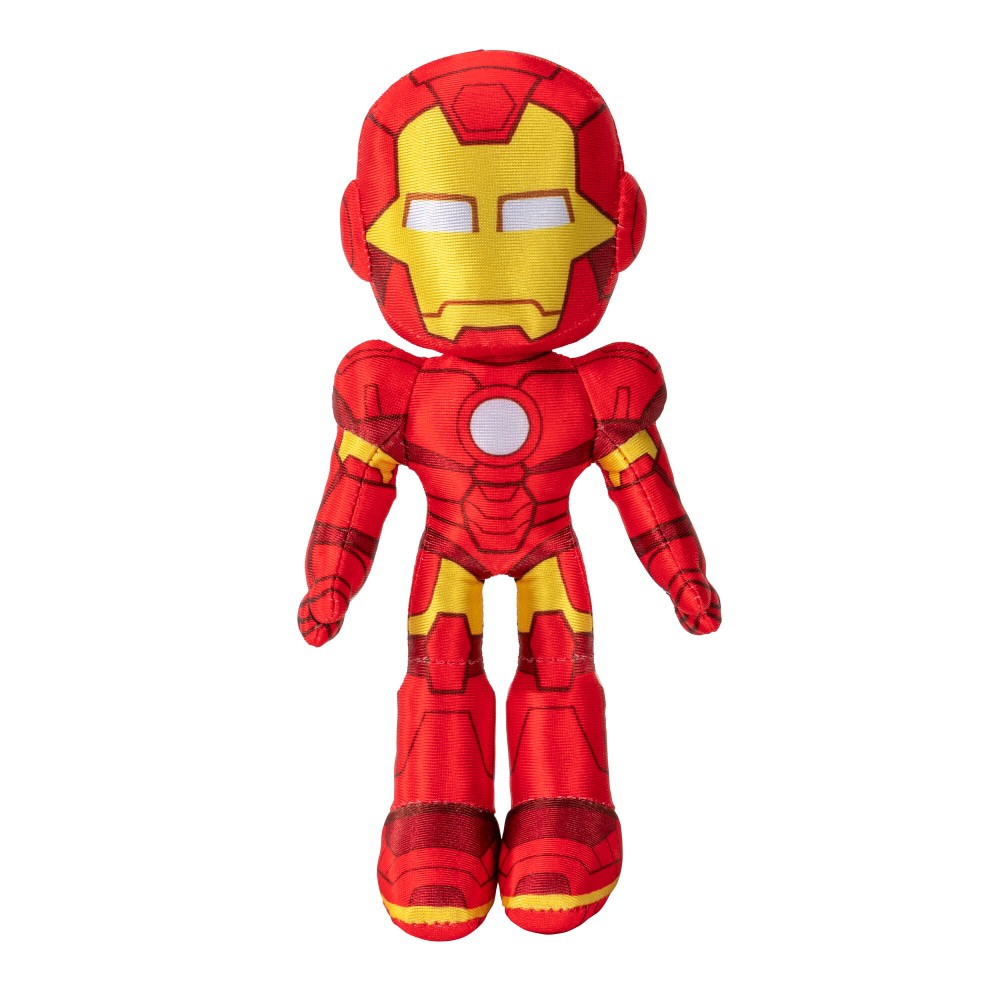 slide 2 of 3, Jazwares Spidey & Friends Iron Man Plush, 8 in