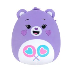 Squishmallows Share Bear Care Bears Plush, 8 in