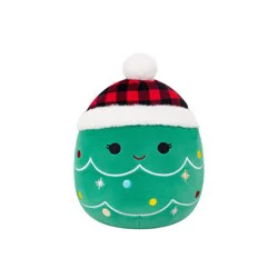 Squishmallows Green Christmas Tree with Eyelashes