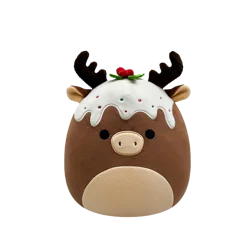 Squishmallows Moose Buche de Noel - Brown