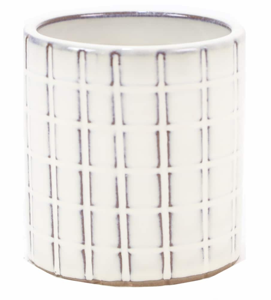 slide 1 of 1, Deroma Spa Helike Succulent Planter - Cream 001, 4.1 in