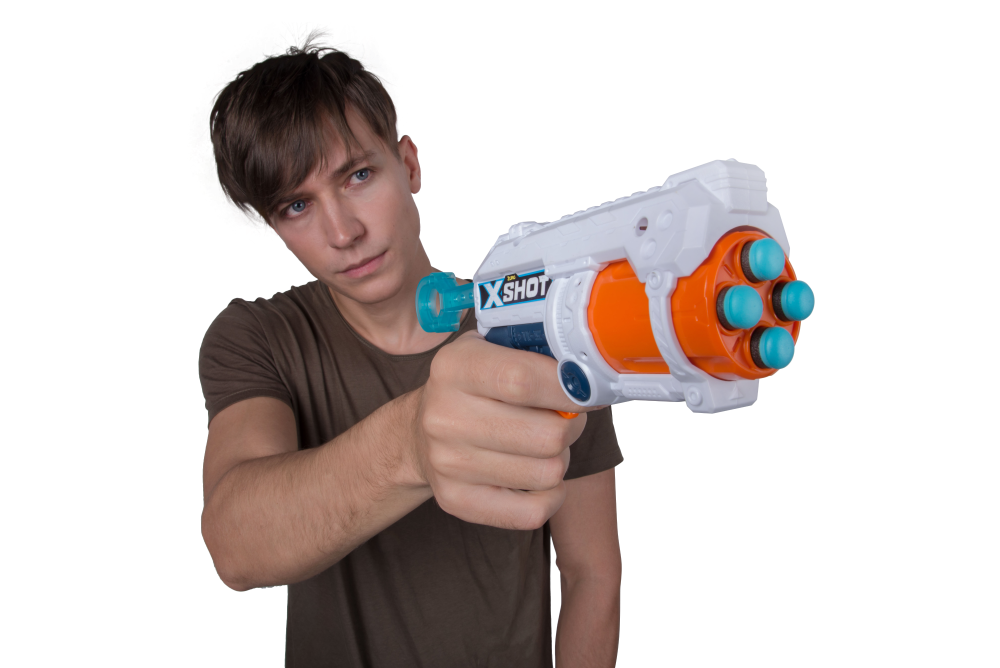 slide 4 of 4, Zuru X-Shot Excel Fury 4 Foam Dart Blaster, 1 ct