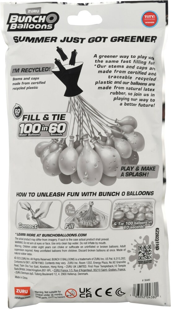 slide 2 of 2, Bunch O Balloons Self-Sealing Tropical Party! Water Balloons 1 Each, 1 ct
