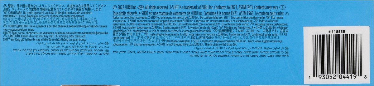 slide 8 of 11, X-Shot Water Weapons, Skins, Fast-Fill, 5+, 1 ct