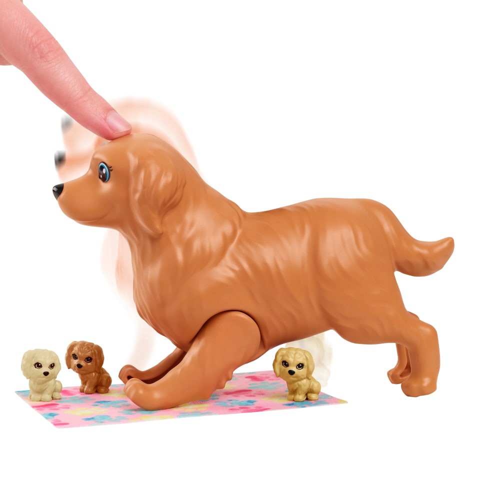 slide 6 of 6, Barbie Doll Newborn Pups Playset, 1 ct
