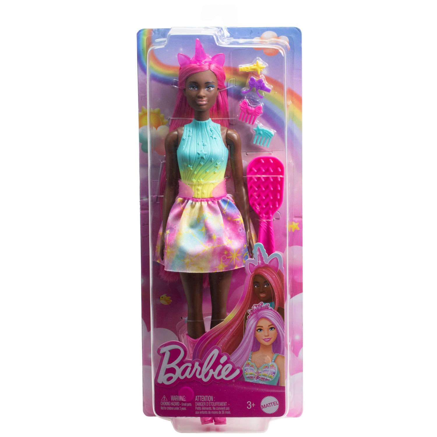 slide 2 of 3, Barbie Mermaid Hair Play, Assorted, 1 ct
