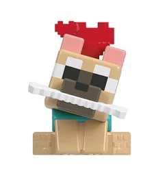 Mattel Minecraft Mini Mode™ Spawn Egg Striped Wolf Figure