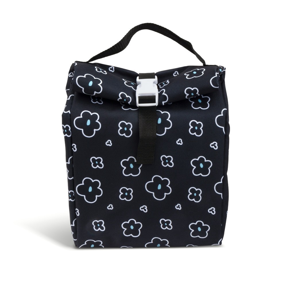 slide 2 of 3, Core Home Manna Buckle Lunch Black Flowers, 1 ct