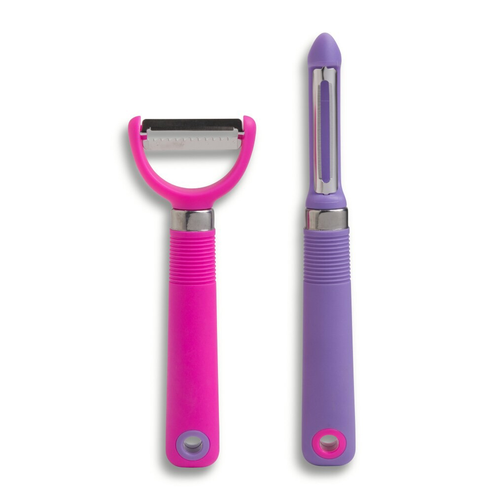 slide 3 of 4, Core Home Comfort Grip Peeler - Assorted, 2 ct