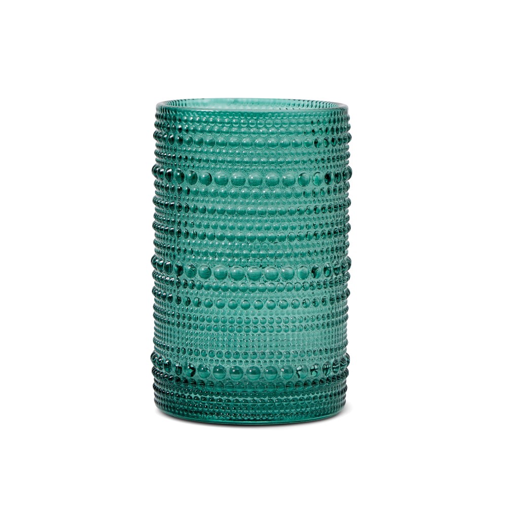 slide 3 of 3, Core Home™ Bubbles Cooler Glass - Teal, 14.8 oz