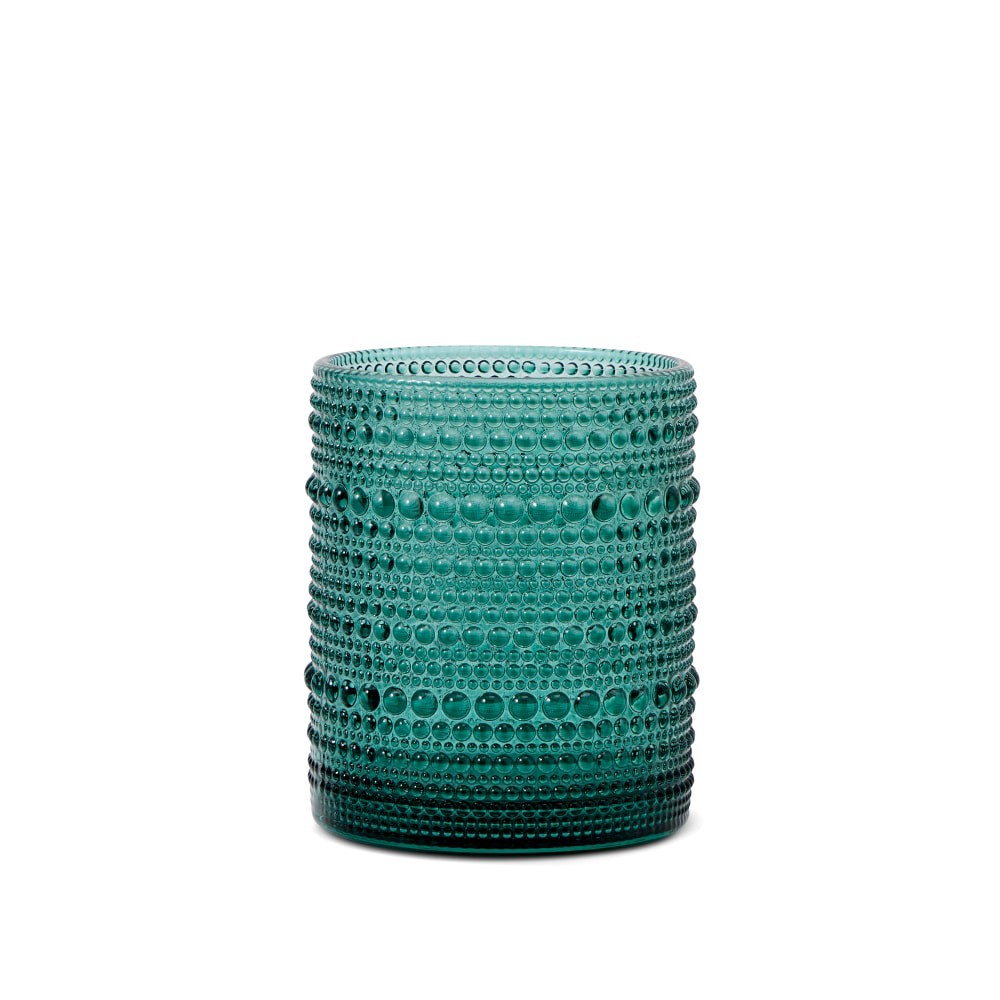 slide 2 of 3, Core Home™ Bubbles Old Fashioned Glass - Teal, 11.5 oz