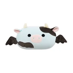 Squishmallows Stackables Blue and Black Cow Bat Plush Toy