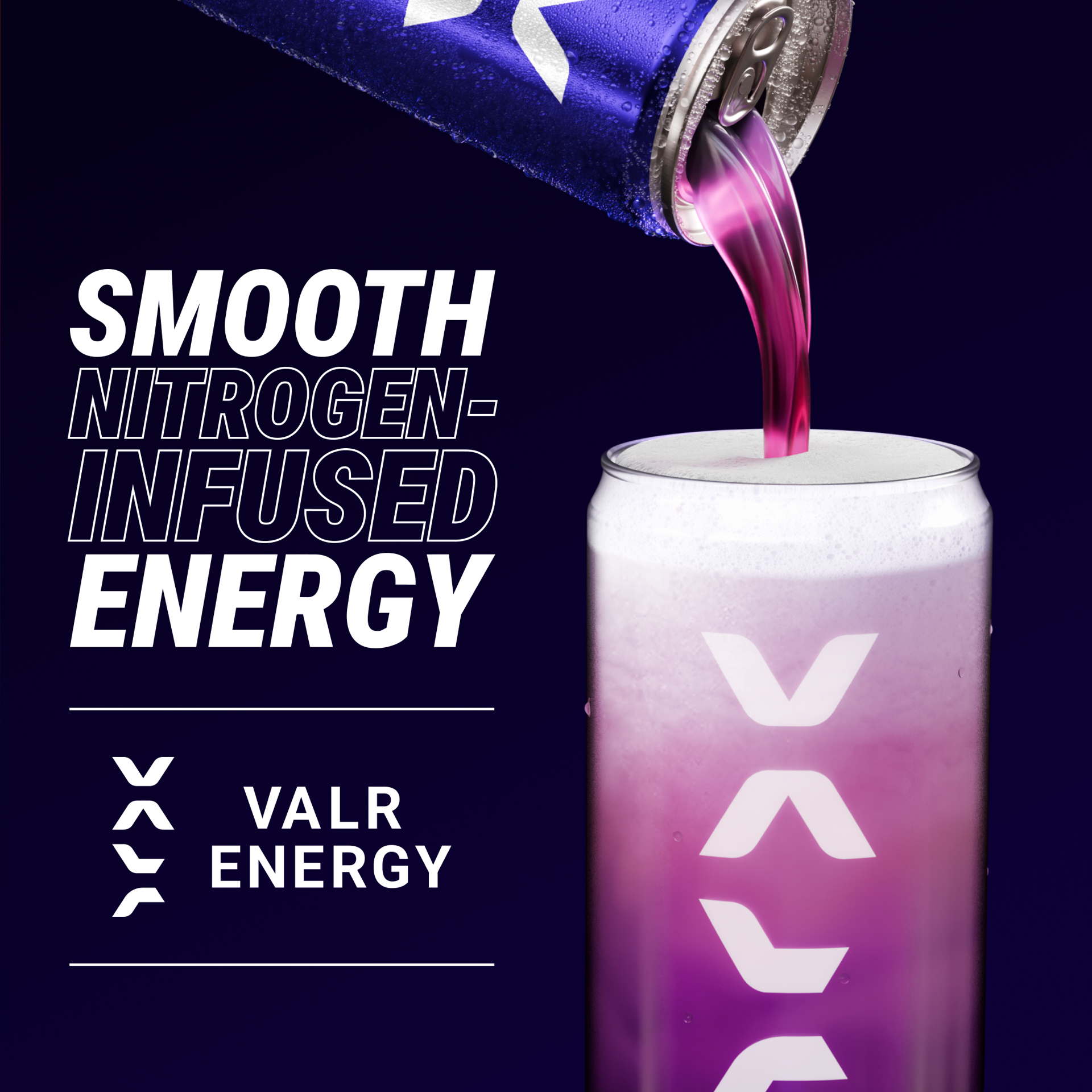 slide 3 of 4, Valr Energy Blueberry Cream, 10.5 oz