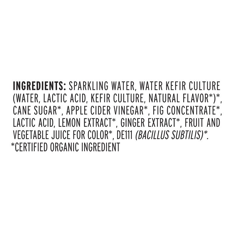 slide 5 of 5, Kevita Sparkling Drink, Lemon Ginger, Probiotic Refresher, 12 oz