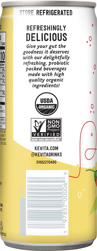 slide 2 of 5, Kevita Sparkling Drink, Lemon Cayenne, Probiotic Refresher - 12 oz, 12 oz