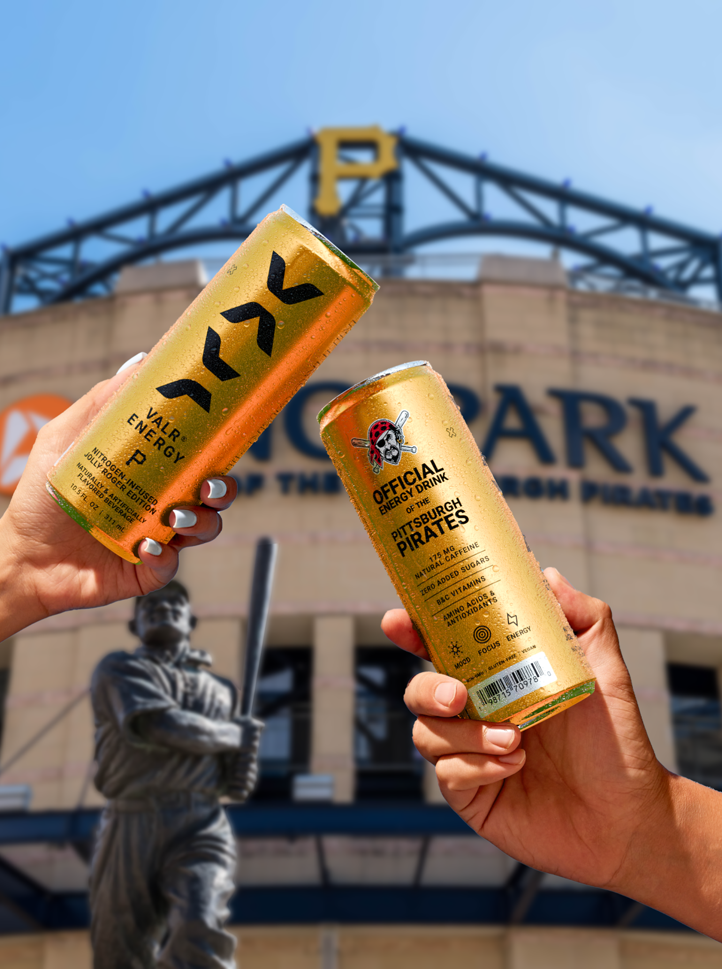 slide 3 of 4, Valr Energy Jolly Roger, 10.5 oz