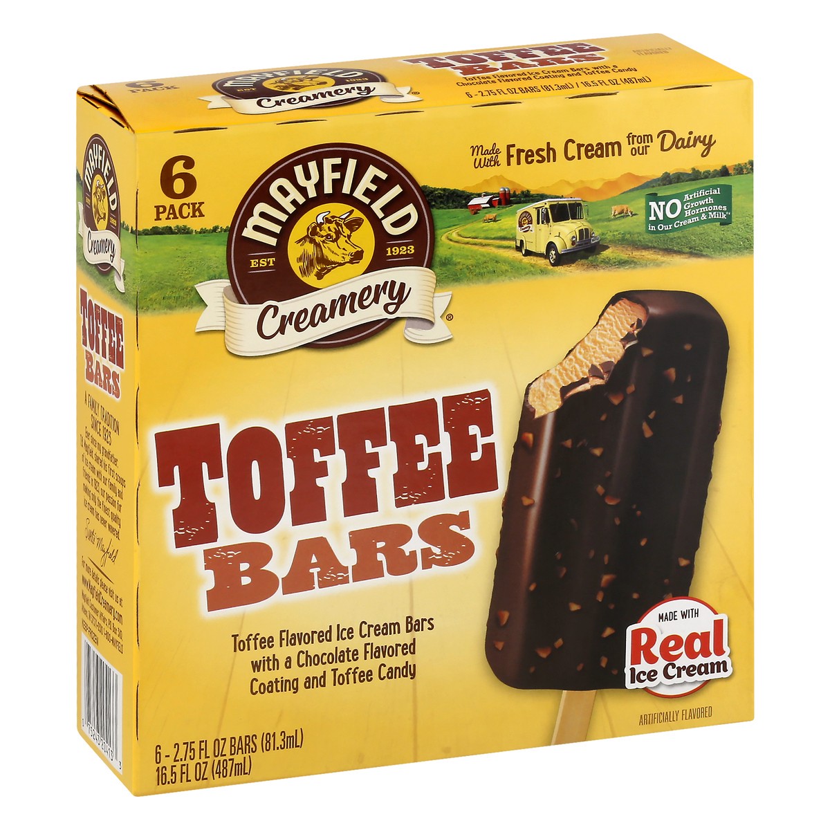 slide 8 of 17, Mayfield Creamery Mayfield Toffee Bars, 6 ct