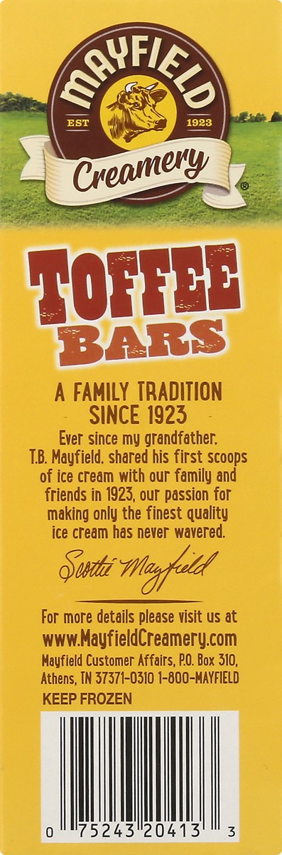 slide 3 of 17, Mayfield Creamery Mayfield Toffee Bars, 6 ct