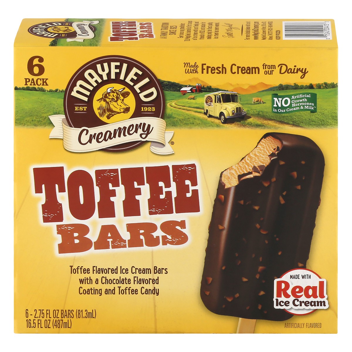 slide 7 of 17, Mayfield Creamery Mayfield Toffee Bars, 6 ct