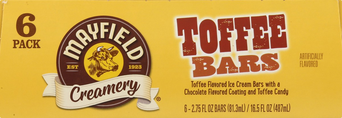 slide 6 of 17, Mayfield Creamery Mayfield Toffee Bars, 6 ct