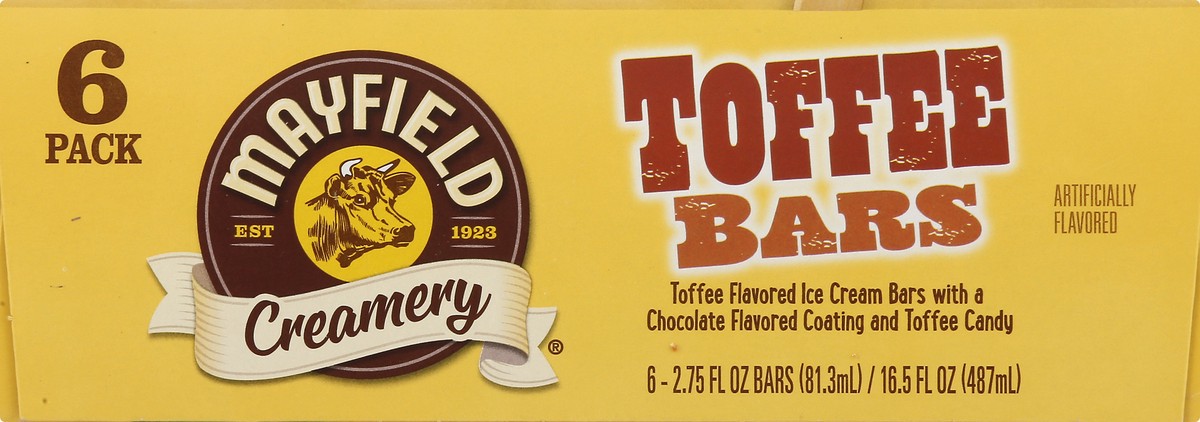 slide 2 of 17, Mayfield Creamery Mayfield Toffee Bars, 6 ct