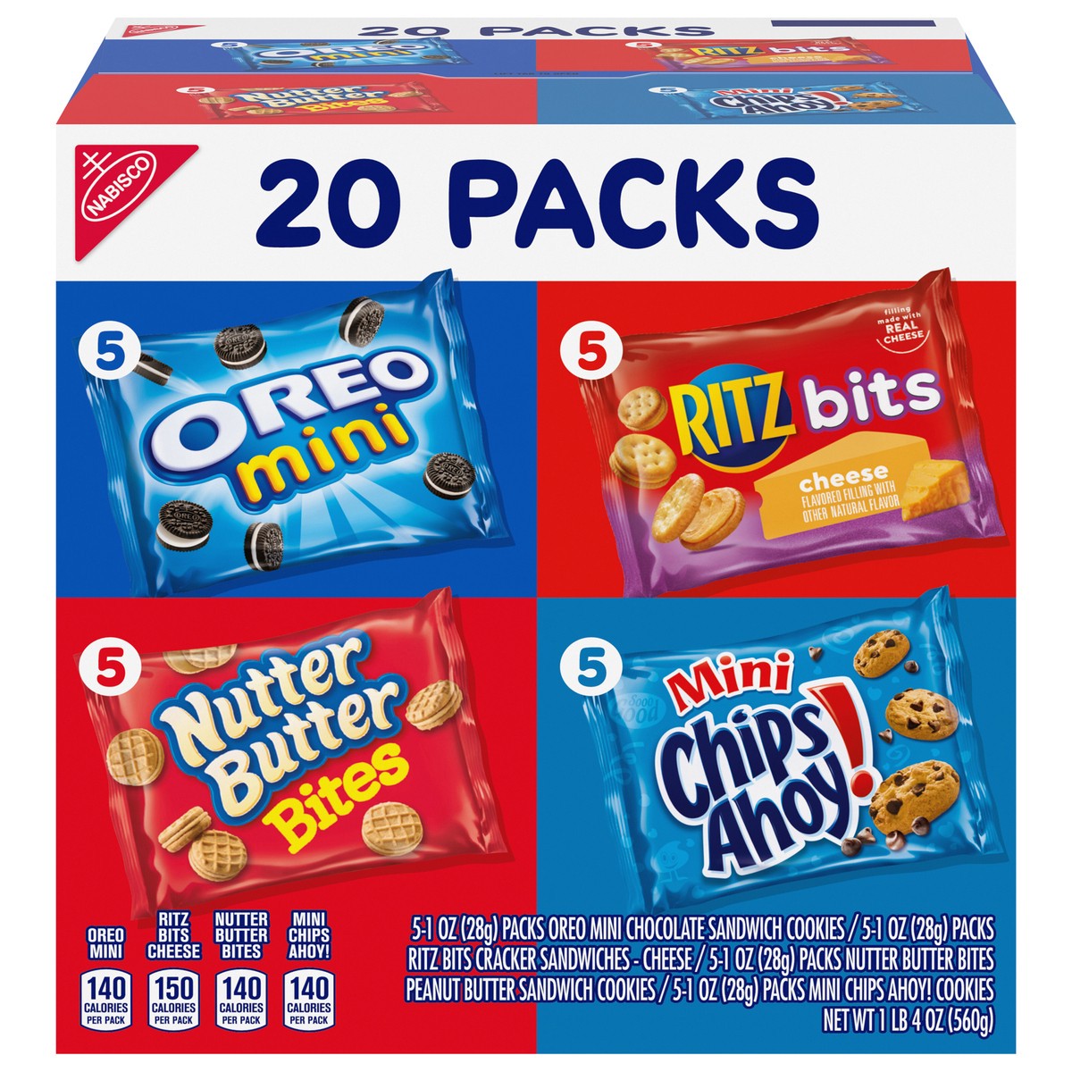 slide 1 of 9, Nabisco Classic Mix Variety Pack With Cookies & Crackers - 20oz /20ct, 20 ct; 20 oz