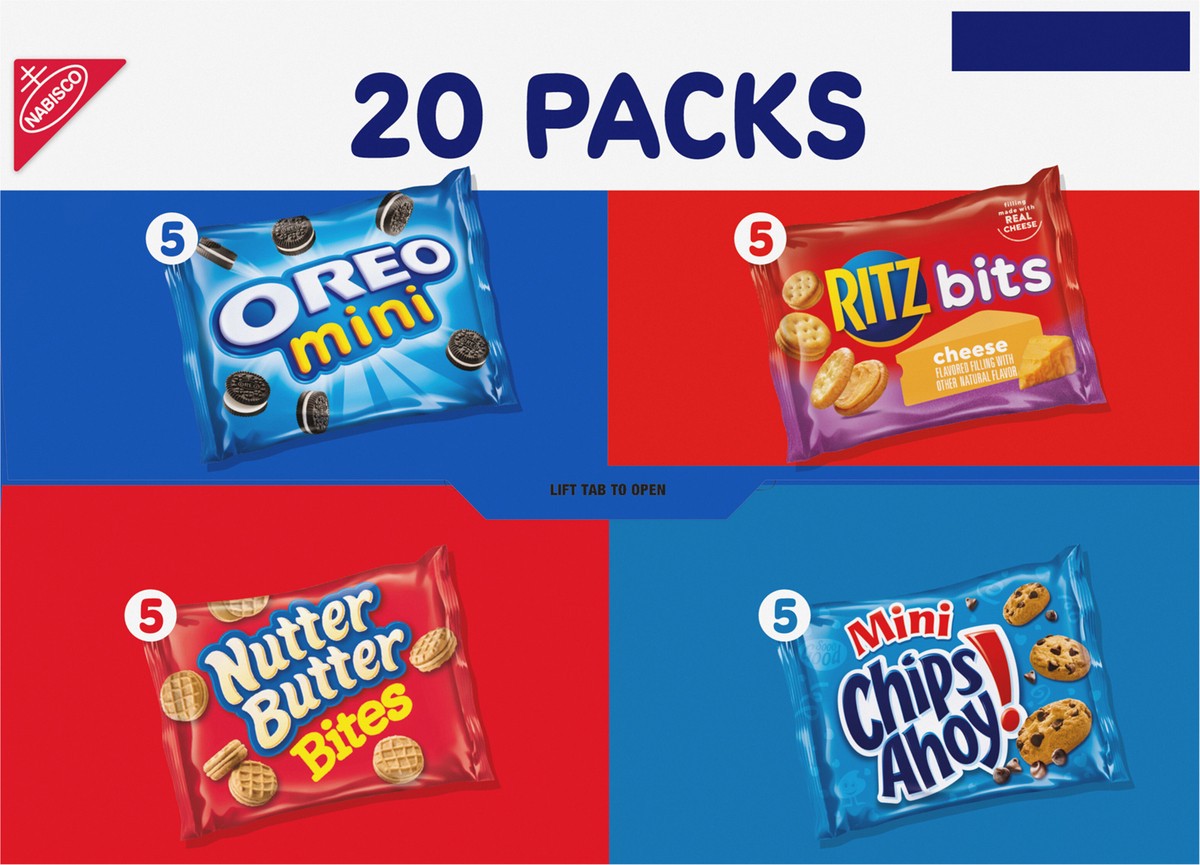 slide 9 of 9, Nabisco Classic Mix Variety Pack With Cookies & Crackers - 20oz /20ct, 20 ct; 20 oz