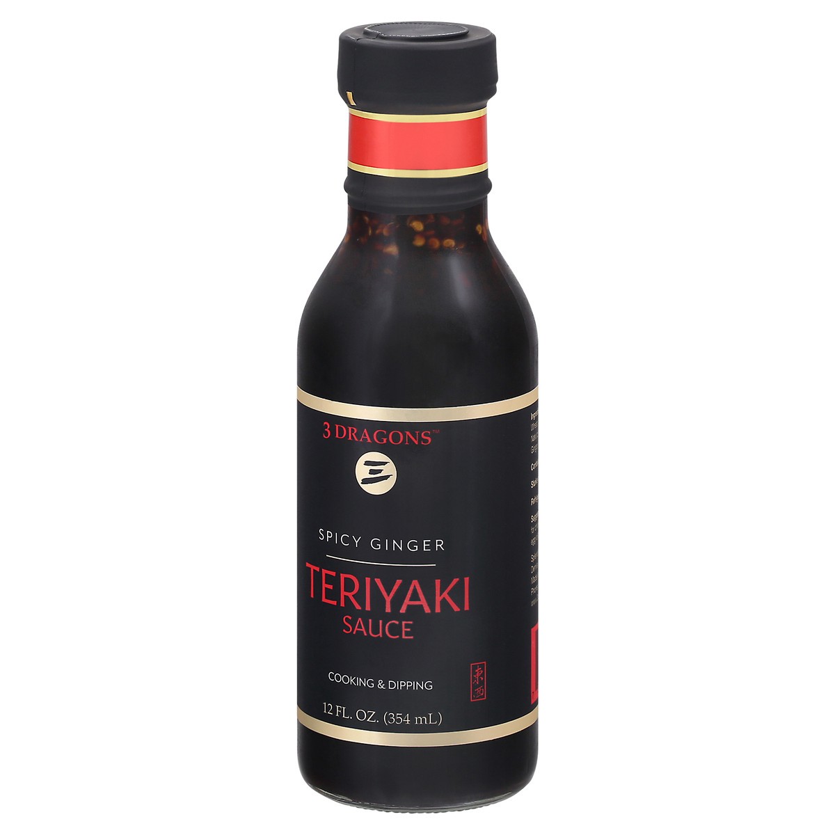 slide 4 of 13, 3 Dragons Spicy Ginger Teriyaki Sauce 12 fl oz, 12 fl oz