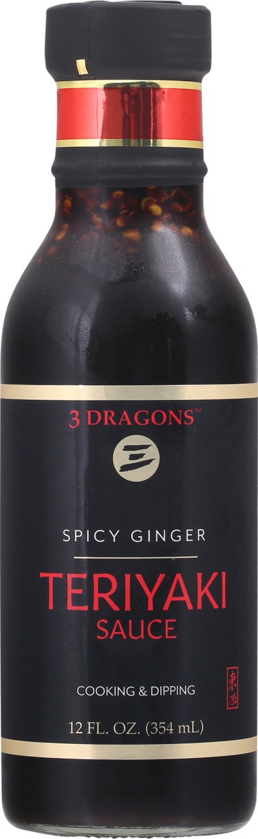 slide 8 of 13, 3 Dragons Spicy Ginger Teriyaki Sauce 12 fl oz, 12 fl oz