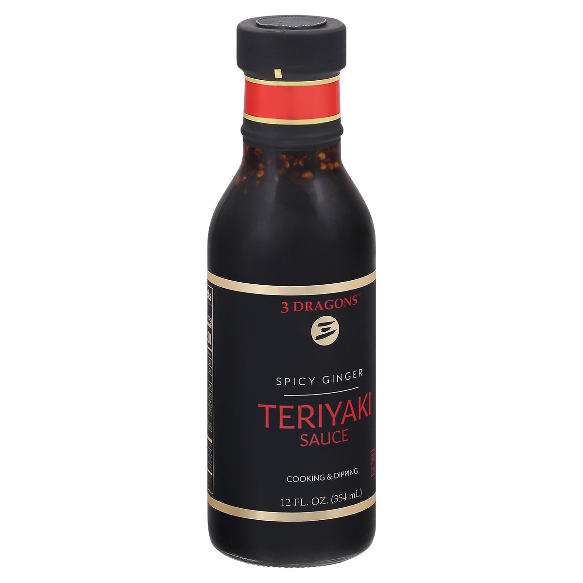 slide 13 of 13, 3 Dragons Spicy Ginger Teriyaki Sauce 12 fl oz, 12 fl oz