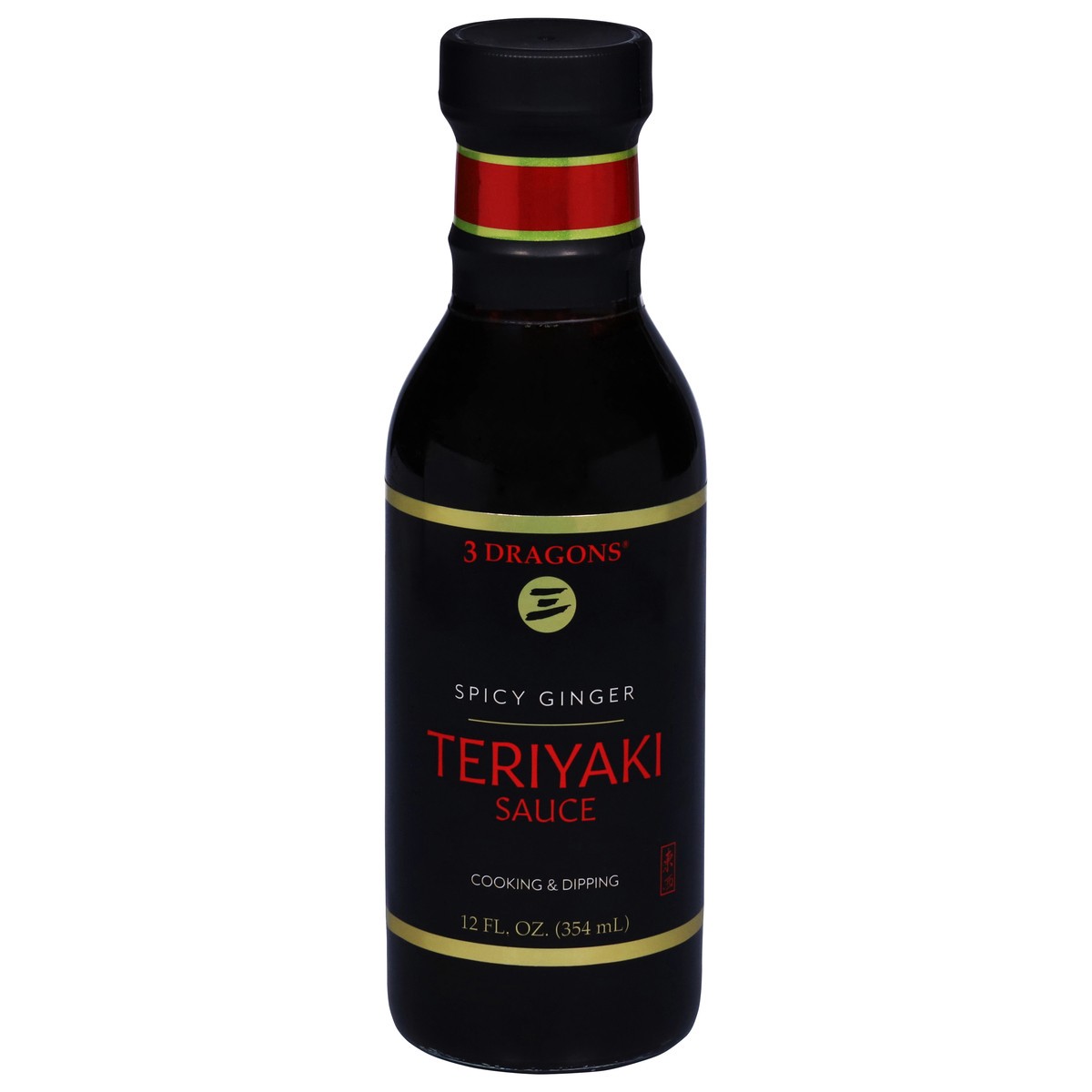 slide 1 of 13, 3 Dragons Spicy Ginger Teriyaki Sauce 12 fl oz, 12 fl oz