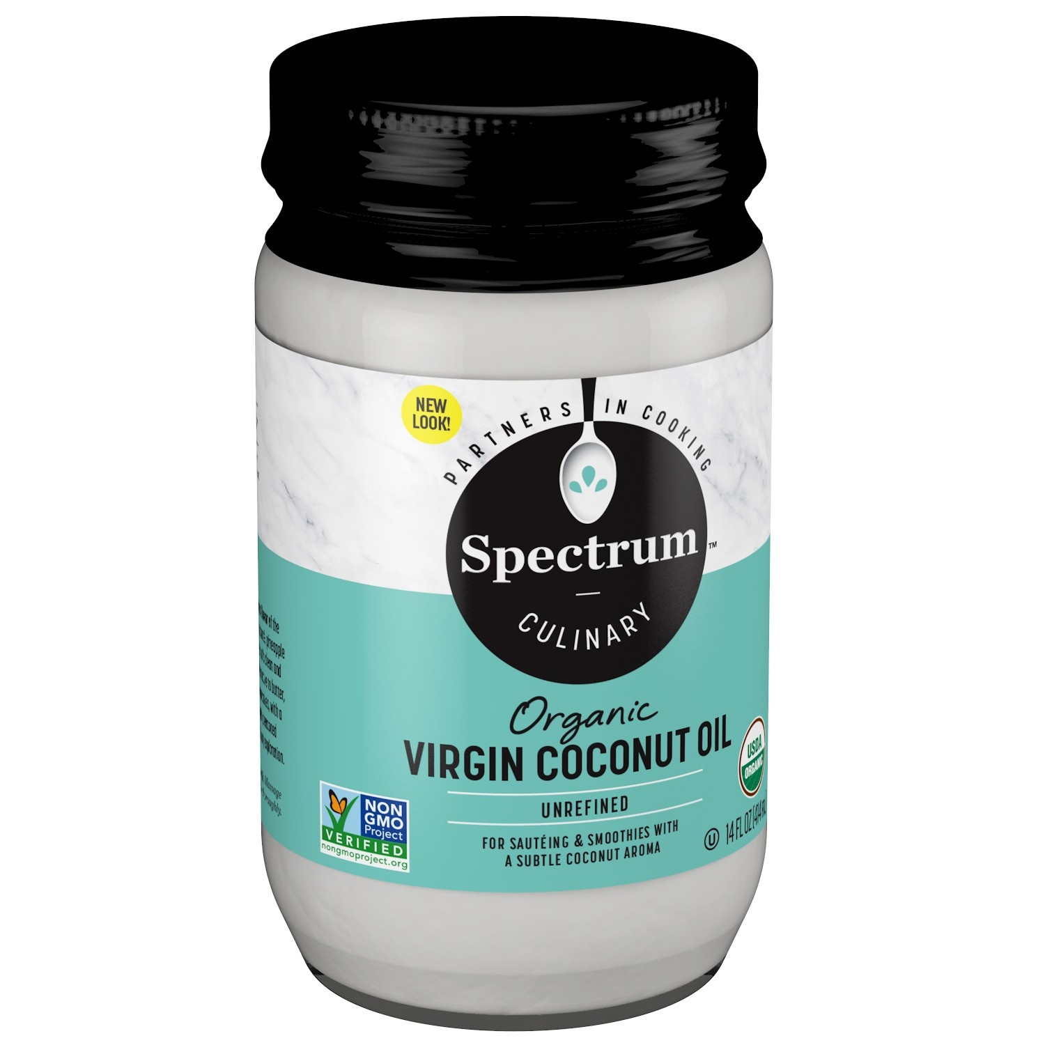 slide 1 of 1, Spectrum Naturals Organic Virgin Coconut Oil, 14 oz