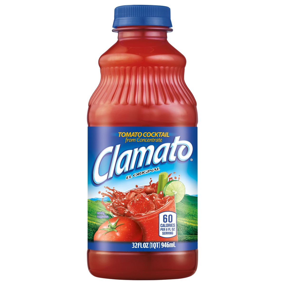 slide 1 of 5, Clamato Original Tomato Cocktail, 32 fl oz bottle, 32 fl oz