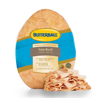 slide 1 of 1, Butterball Smoked Turkey, per lb