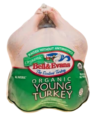 Bell & Evans Organic Whole Hen Turkey, 10-16Lb