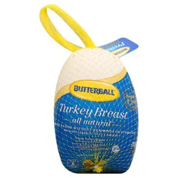 Butterball All Natural Frozen Bone-In Turkey Breast, 5.5-8.5 lbs