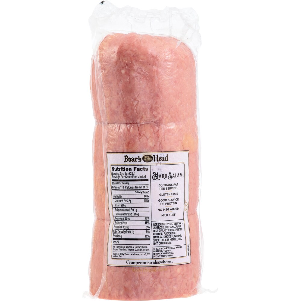 slide 2 of 6, Boar's Head Hard Salami, per lb