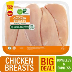 Simple Truth® Natural Boneless Skinless Fresh Chicken Breast Family Pack BIG DEAL!