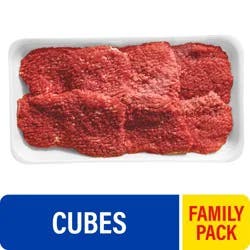 Choice Beef Cubes (Family Pack), 1 lb