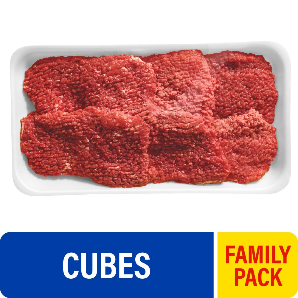slide 3 of 5, Choice Beef Cubes (Family Pack), per lb