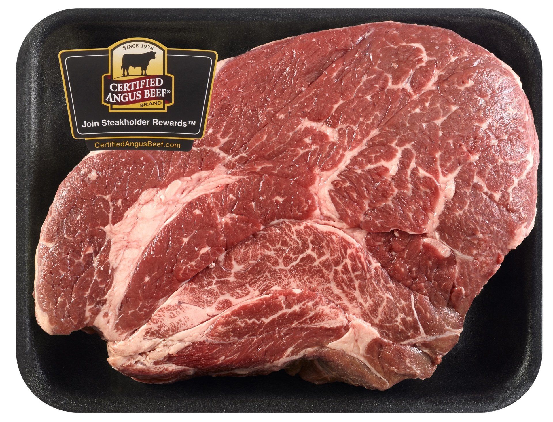 slide 1 of 1, Boneless Chuck Roast Angus Choice Beef, per lb