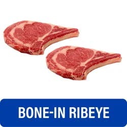 Choice Bone-In Ribeye Beef Steak, 1 lb