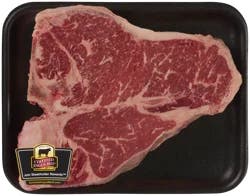 USDA Choice Beef T-Bone Steak, Per Package (Avg. 1.25 lb)