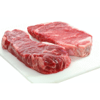 slide 1 of 1, Bone-In NY Strip Steak Angus Choice Beef, per lb