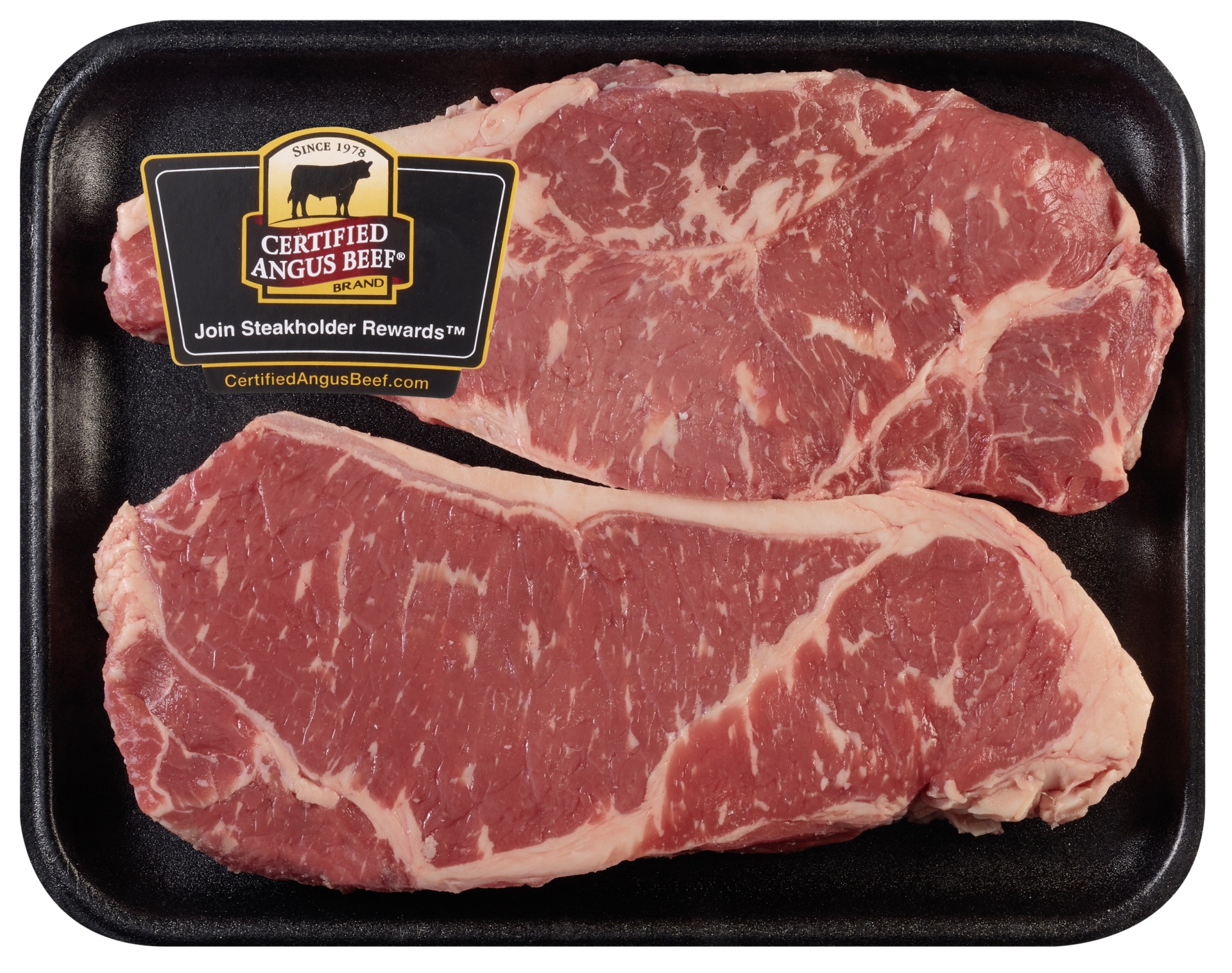 slide 1 of 1, USDA Choice Beef Boneless NY Strip Steak, per lb