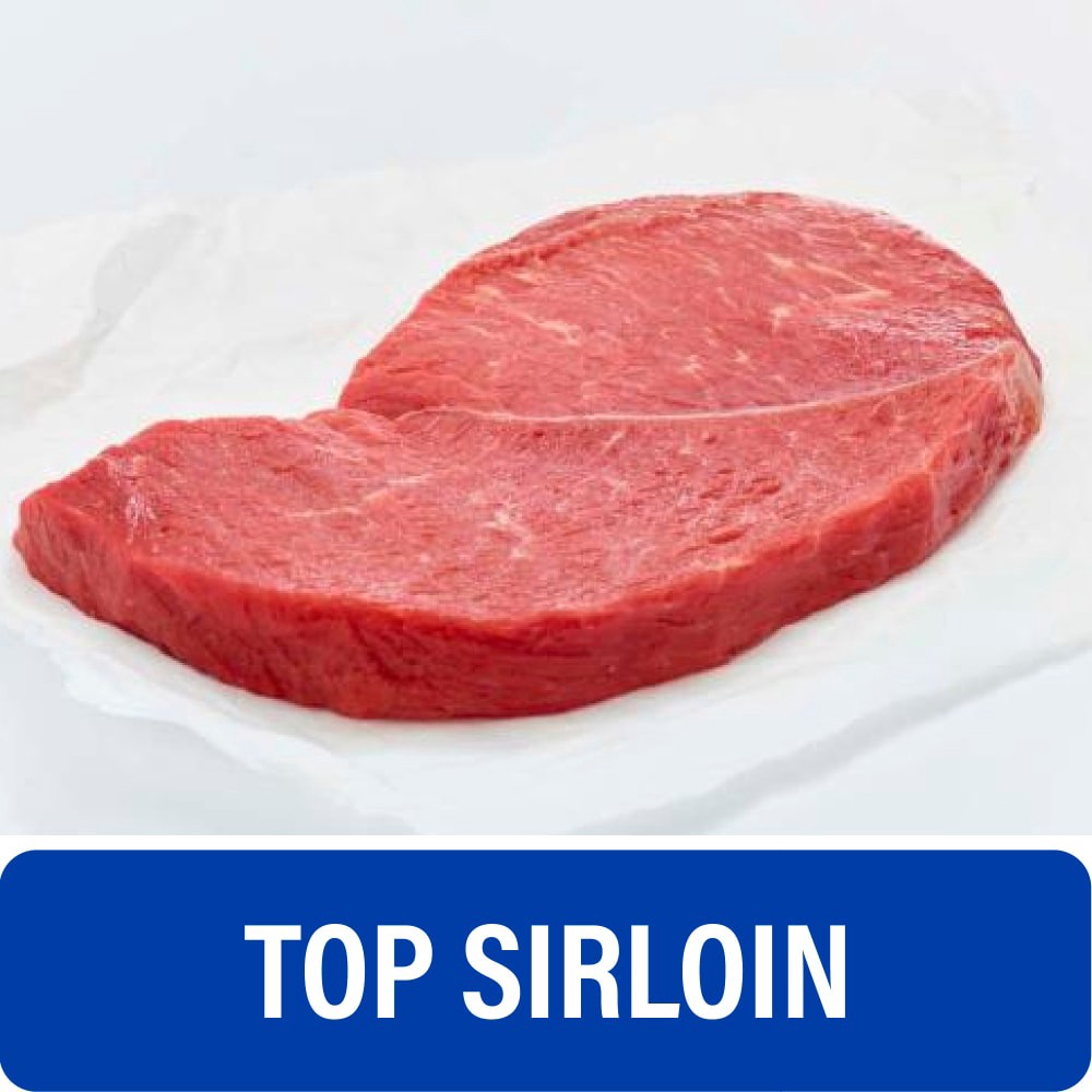 slide 2 of 5, Reserve Angus Beef Top Sirloin Steak, per lb