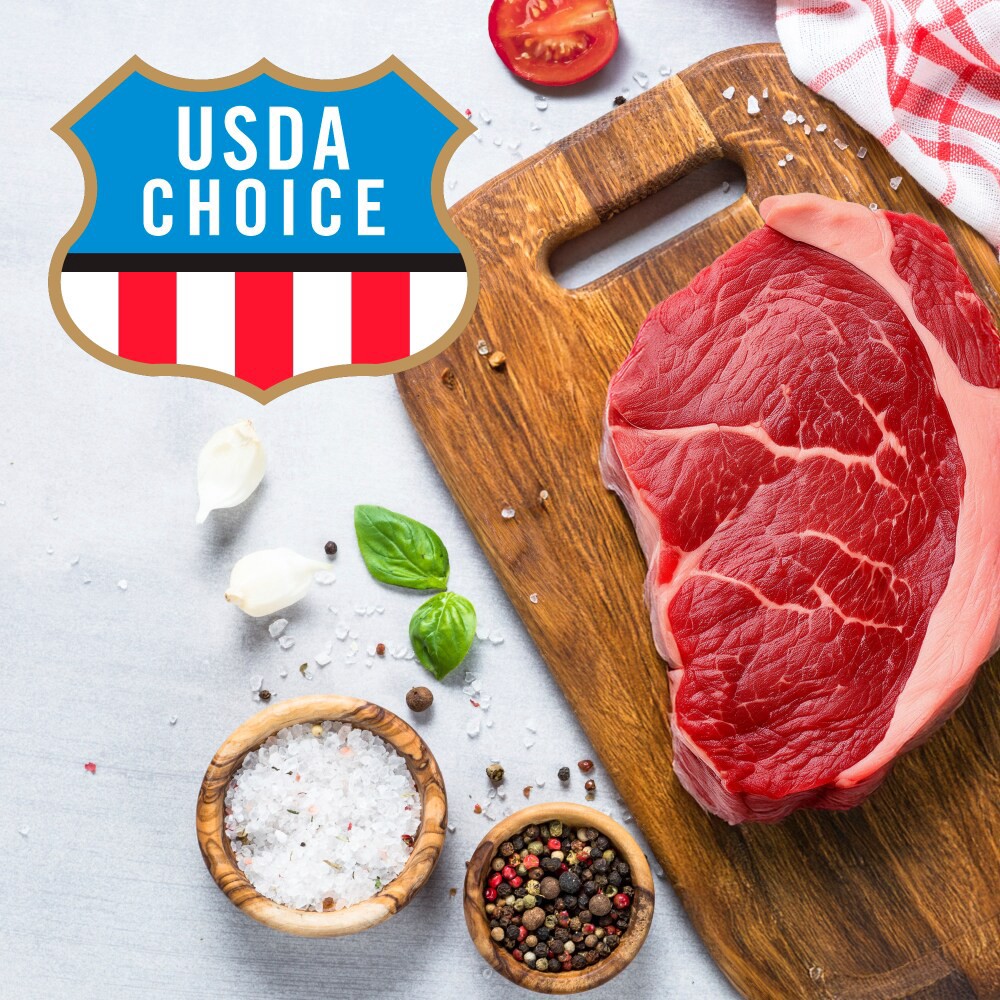 slide 5 of 5, Reserve Angus Beef Top Sirloin Steak, per lb